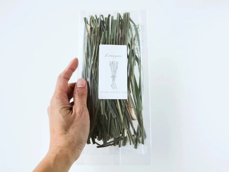 無農薬・肥料不使用の自然栽培ハーブティ＜レモングラス＞自然乾燥