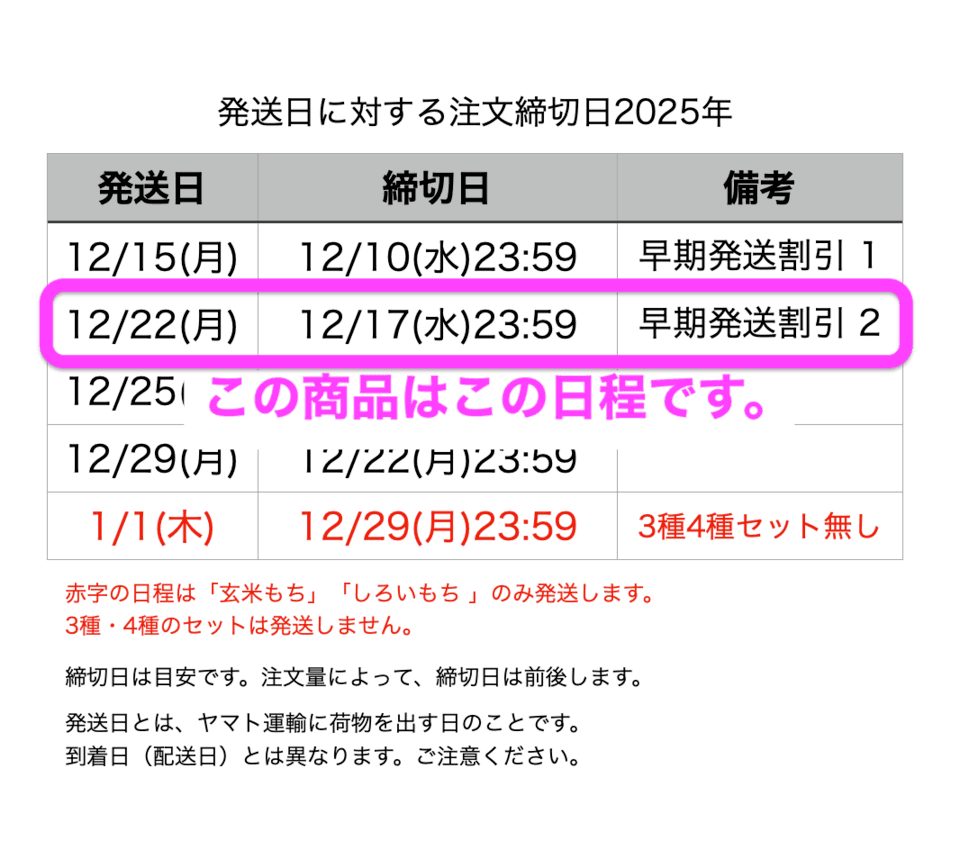 《12/22発送》赤米もちのし餅【天日干し・無農薬・無肥料】