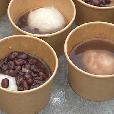 節分のお餅つき