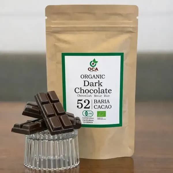 （お得用１kg）ダークチョコレート52% (1,000g)【オーガニック・有機JAS】