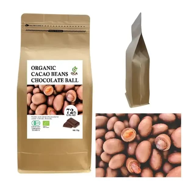 （お得用１kg）カカオ豆チョコレートボールダーク72％(1,000g)（オーガニック）