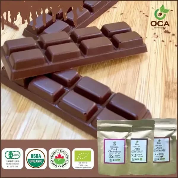 【オーガニック】ダークチョコレート（52% / 62% / 72% / 82% / 92%）