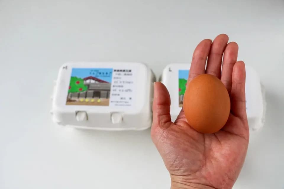 青森・津軽の平飼い卵「りんごのたまご」りんごの発酵飼料で育てた自然卵