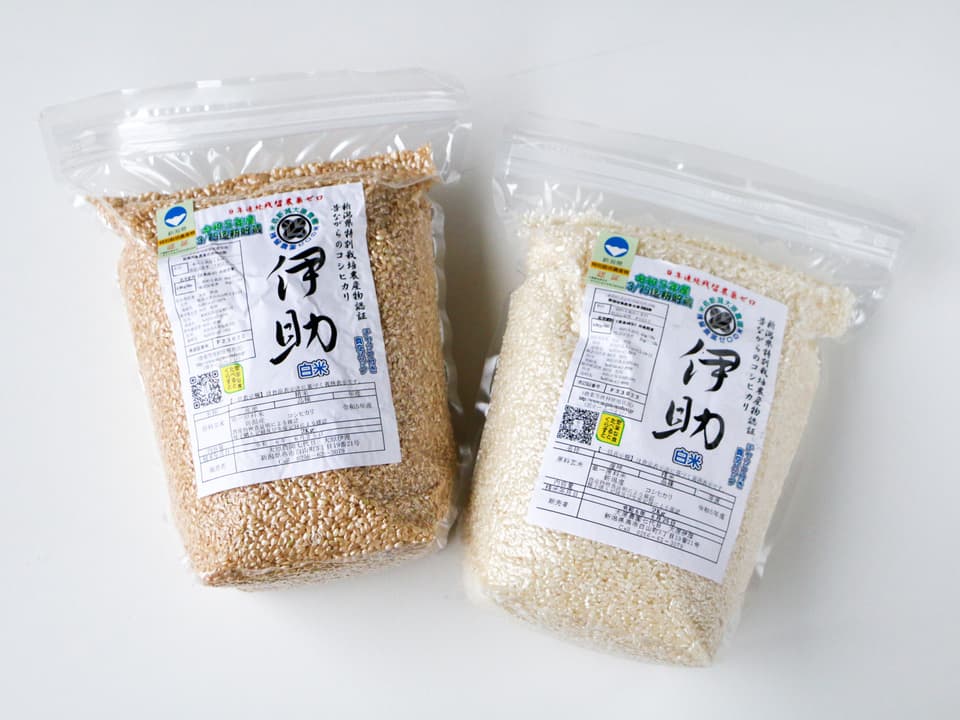 【7年産】令和7年度産＜新潟産コシヒカリ＞真空パック（選べる精米　玄米/白米/分づき米）2015年より連続残留農薬検出ゼロ継続中