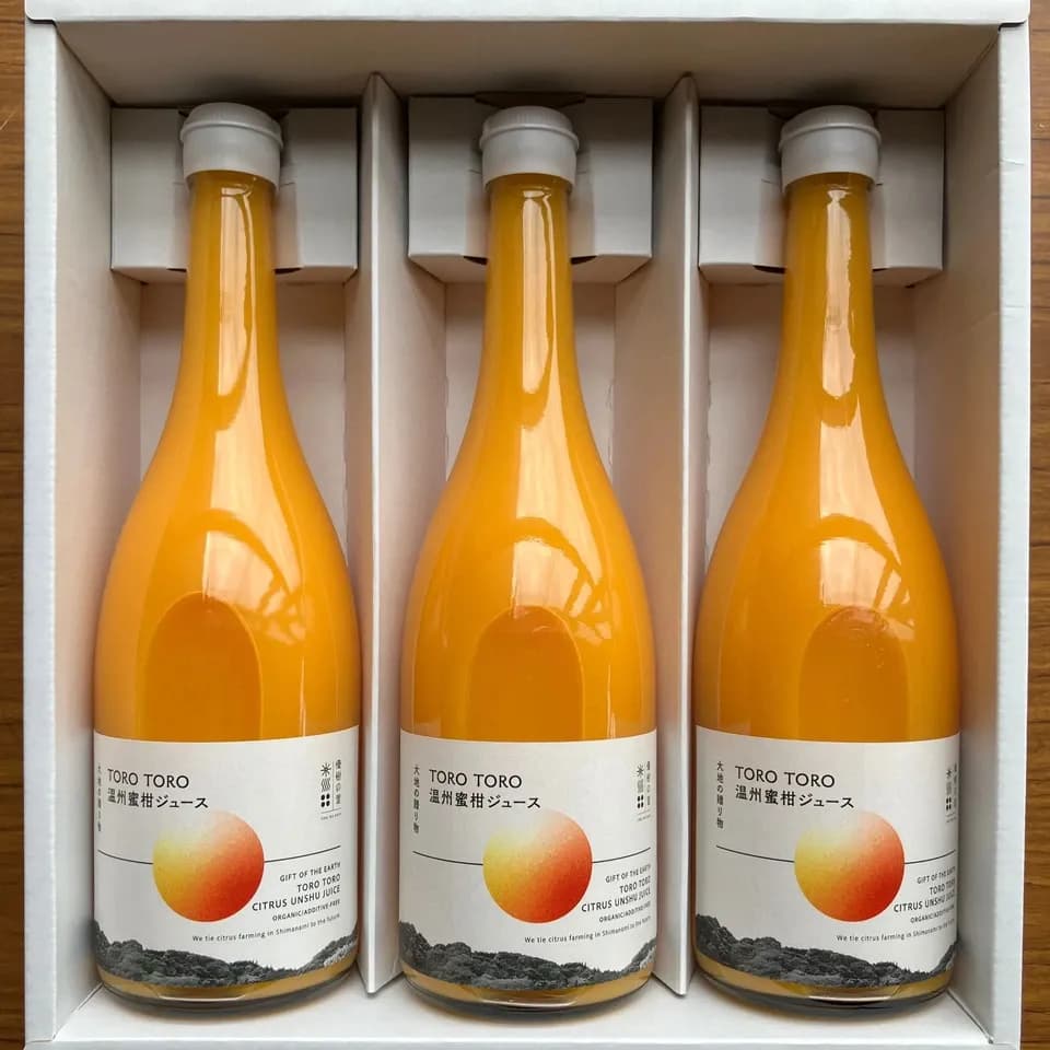 【お中元にも】愛媛県産オーガニック温州みかん100%使用ストレートジュース 720ml 3本セット