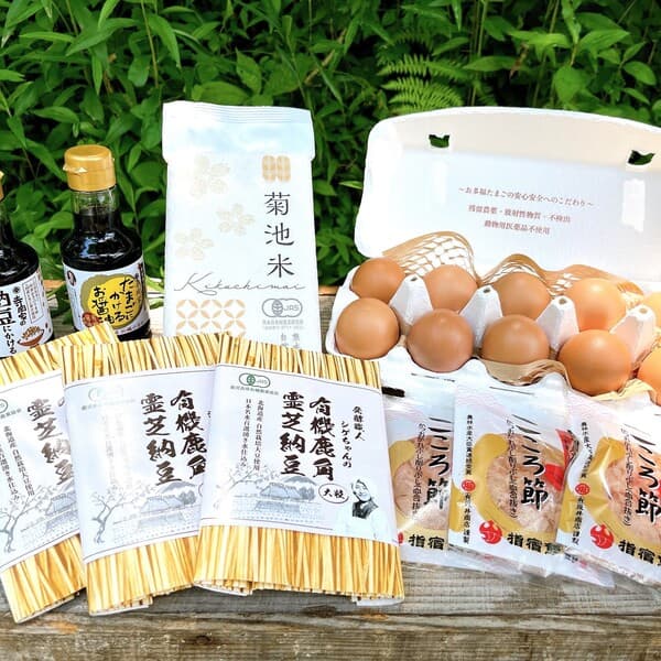 【ギフト】オーガニック納豆＆卵ギフトセット～極上の納豆卵かけご飯を～