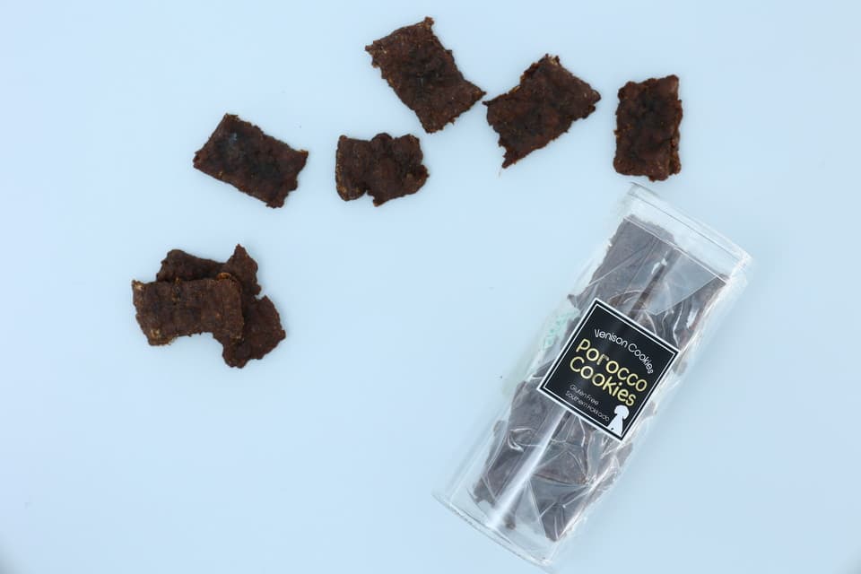 北海道産エゾ鹿肉の無添加犬用おやつ＜ポロッコクッキー＞グルテンフリー・米粉使用・全犬種対応