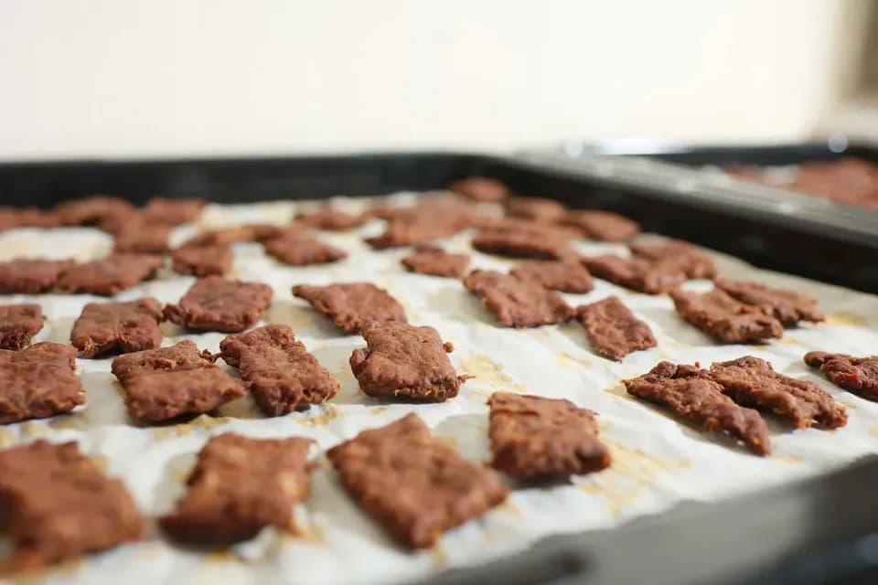 北海道産エゾ鹿肉の無添加犬用おやつ＜ポロッコクッキー＞グルテンフリー・米粉使用・全犬種対応