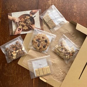 お得なセット♩【有機オートミールのグラノーラ・無農薬米粉のクッキー】100%無農薬・有機食材《甘味料不使用で甘くない》砂糖・小麦・卵・乳製品・大豆・食品添加物不使用の口コミ・レビュー(くーちゃんさん)