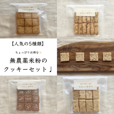 リニューアル✨無農薬米粉のクッキーセット♩