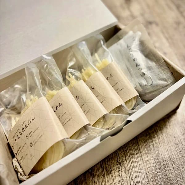 【ギフト】白米めん(おすすめ)&えごまめんつゆ 各5食セット