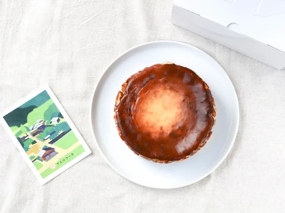添加物無添加＆グルテンフリー＜バスクチーズケーキ＞玉名牧場グラスフェッドジャージーミルクたっぷり