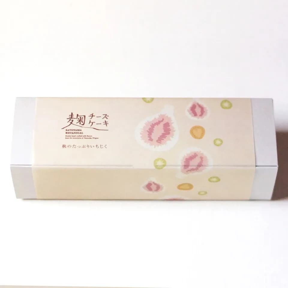 自然をたべる 麹チーズケーキ（たっぷりいちじく）4~6人用（グルテンフリー）