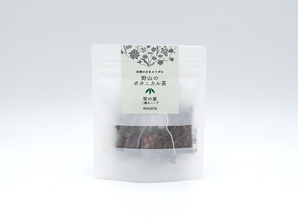 笹の葉 二種のハーブ【野山のボタニカル茶】 農薬・化学肥料不使用