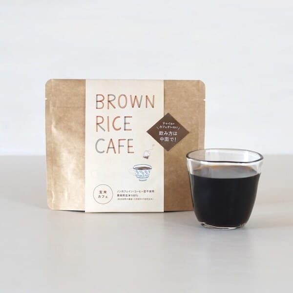 BROWN RICE CAFE（カフェインレス / ポリフェノール / 必須ミネラル / 水溶性食物繊維 / 栽培期間中 農薬・化学肥料不使用）