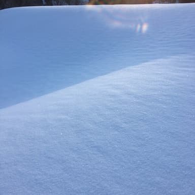 雪、ゆるむ
