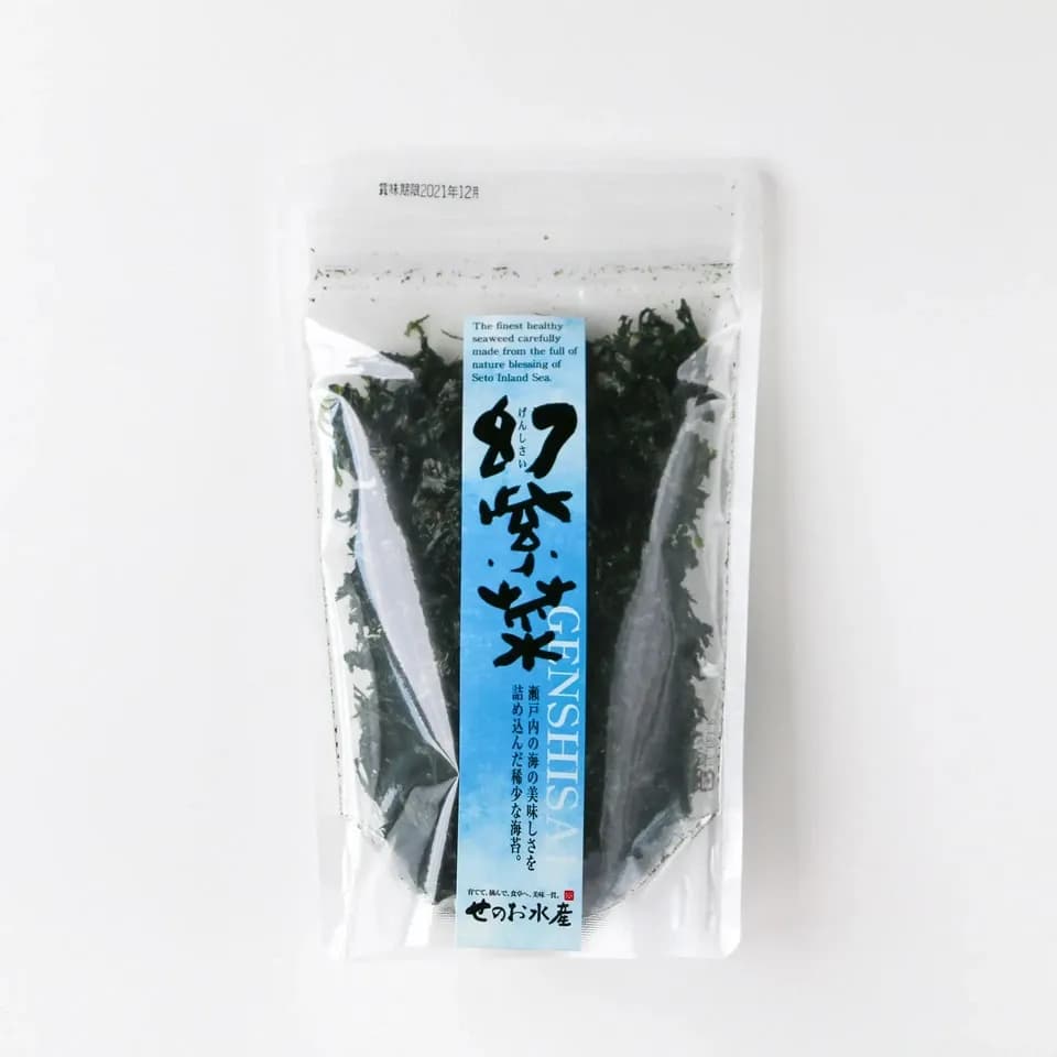 養殖岩海苔種「幻紫菜（げんしさい）」焼きばらのり せのお水産 (岡山