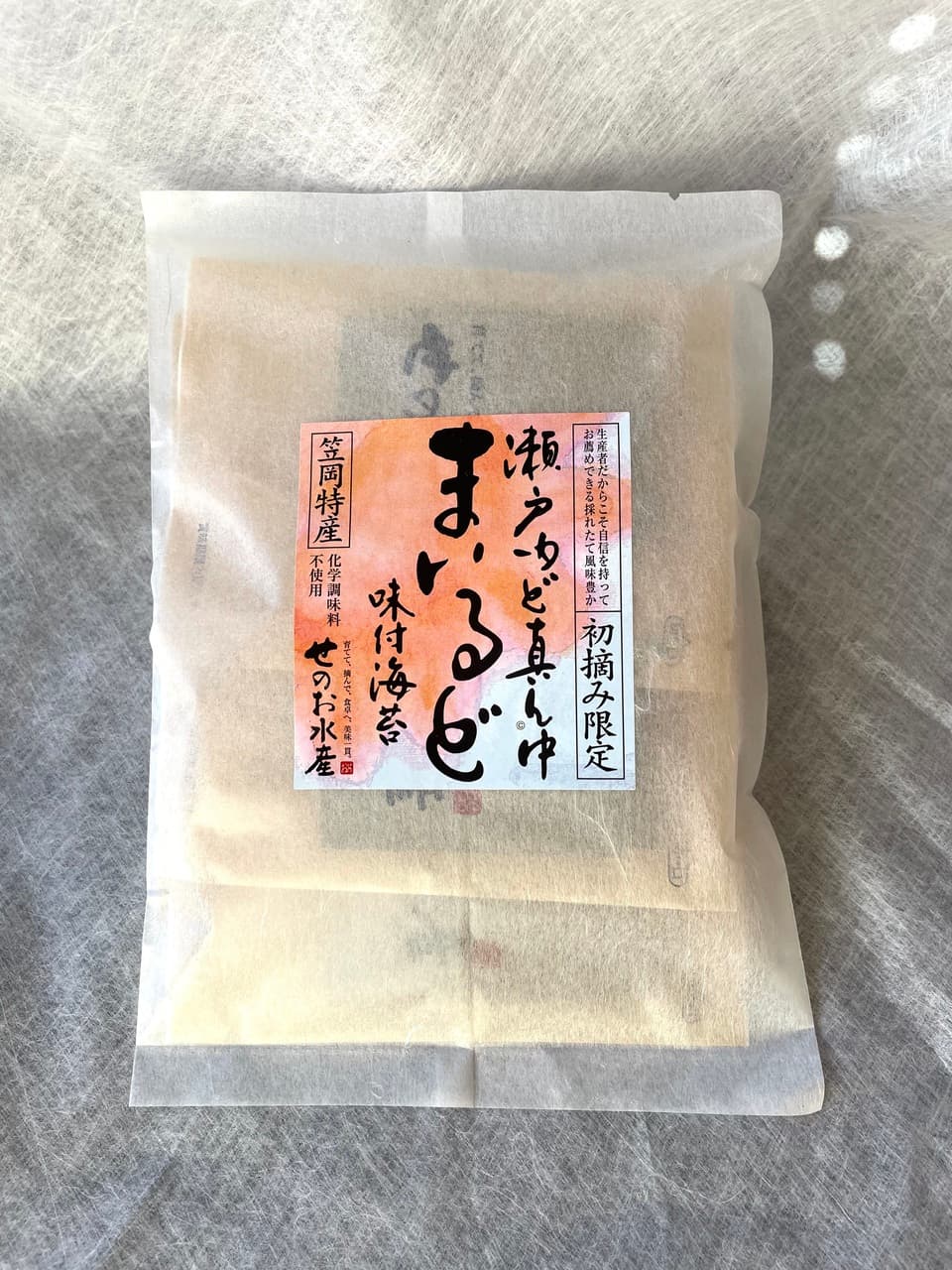 瀬戸内ど真ん中　味付のり【まいるど・小袋4入】
