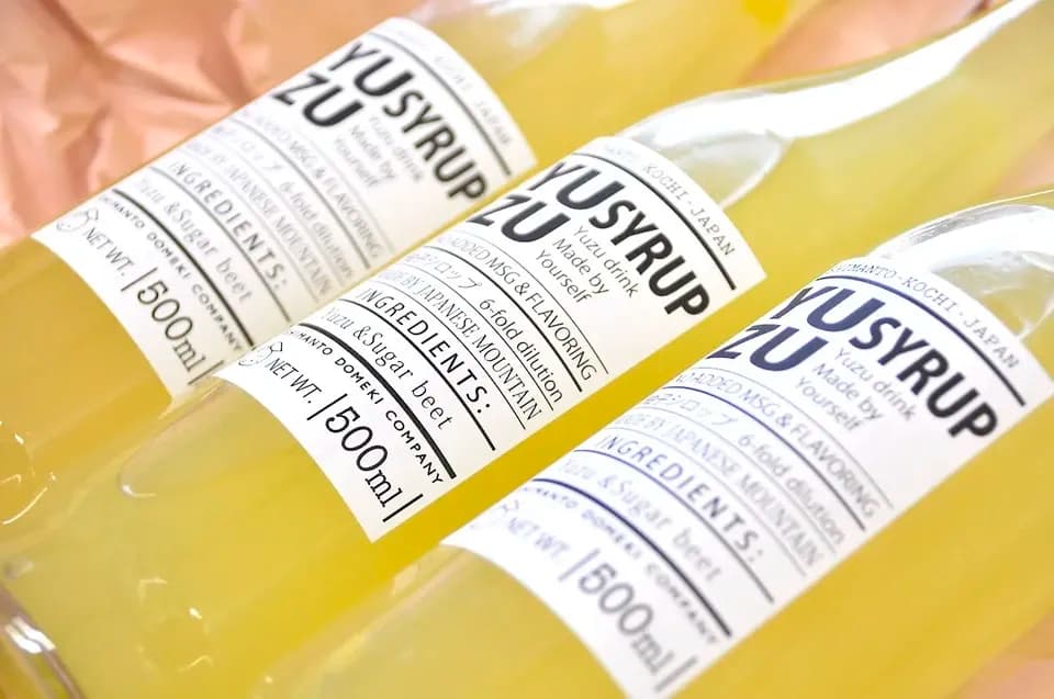 Concentrated Yuzu drink（濃縮ゆずドリンク） 無添加・無香料