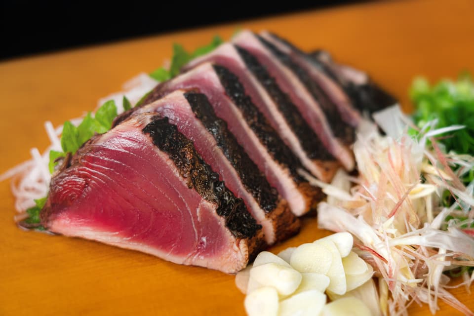 ［ギフト］[送料無料]久礼の一本釣り地鰹 藁焼きタタキ（旬凍）