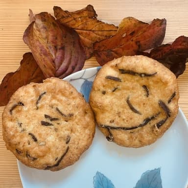 秋のキクラゲとごぼうのがんも🍁