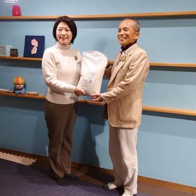 ポコアボッコ様に自然米クリスマスプレゼント