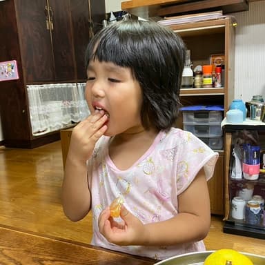 孫も大好きな池田さんの自然栽培みかん（無肥料・無農薬栽培）