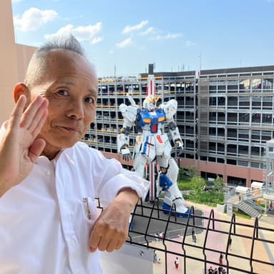 自然食品と巨大戦士ガンダムを見にららぽーと福岡に