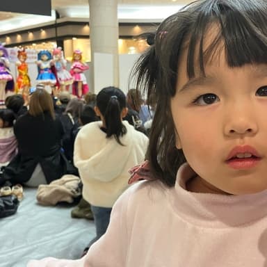 孫達に大人気のプリキュアショーゆめタウン佐賀で偶然遭遇し大興奮
