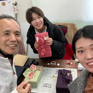 結婚お祝い・出産祝い・新築祝いや内祝い専用の自然米「神の力」桐箱風呂敷包み＋水引