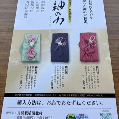 グラフィックデザイナー支援「神の力」をテーマにした水引付きPOP制作成功！