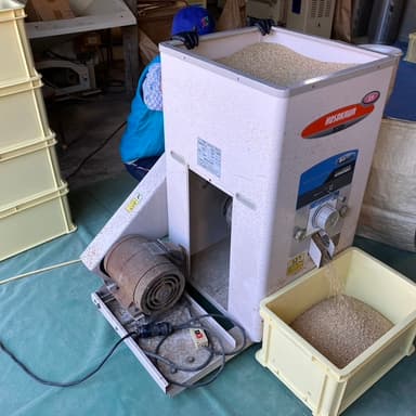 精米機でホコリ取り？新たな発見に感謝！