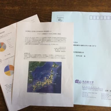 名古屋大学から自然農法調査報告書