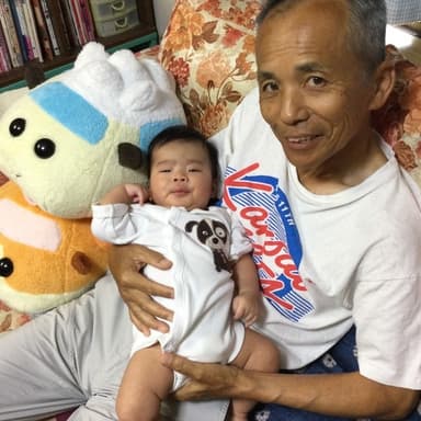 母乳は食べ物で造られます　3人目の孫♂