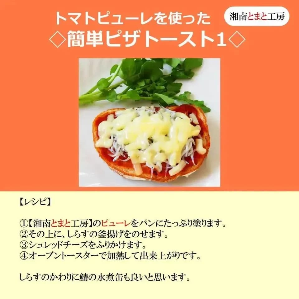 湘南完熟トマト100％ 無添加トマトピューレ
