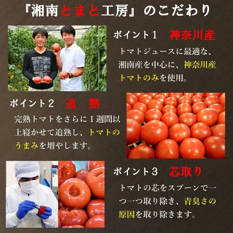 湘南無添加100％トマトジュースとみかんジュースのギフトセット