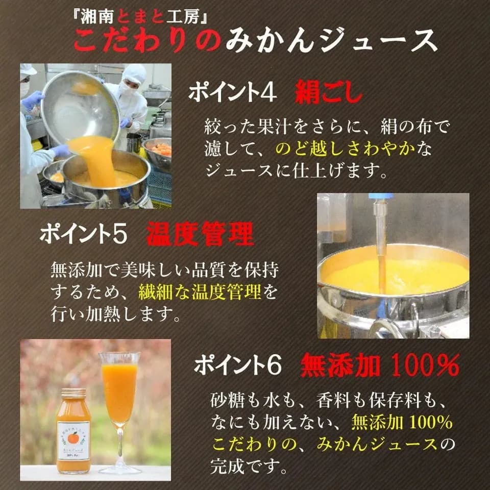 湘南無添加100％トマトジュースとみかんジュースのギフトセット