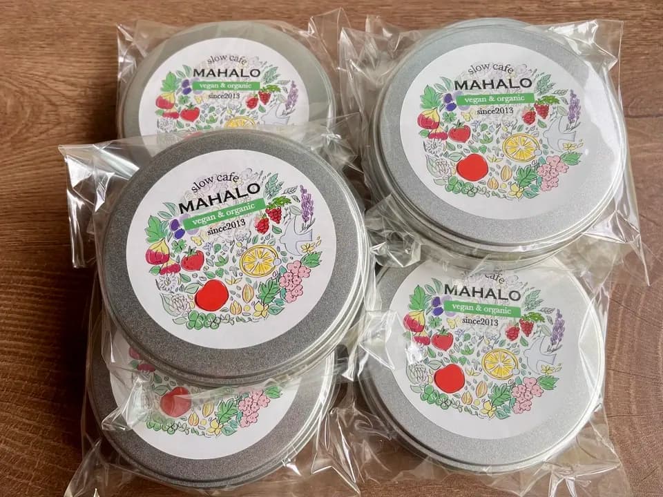 100%植物性・ヴィーガン・グルテンフリー＜自家製酵母の米粉クッキー缶＞小麦・卵・乳製品・白砂糖不使用