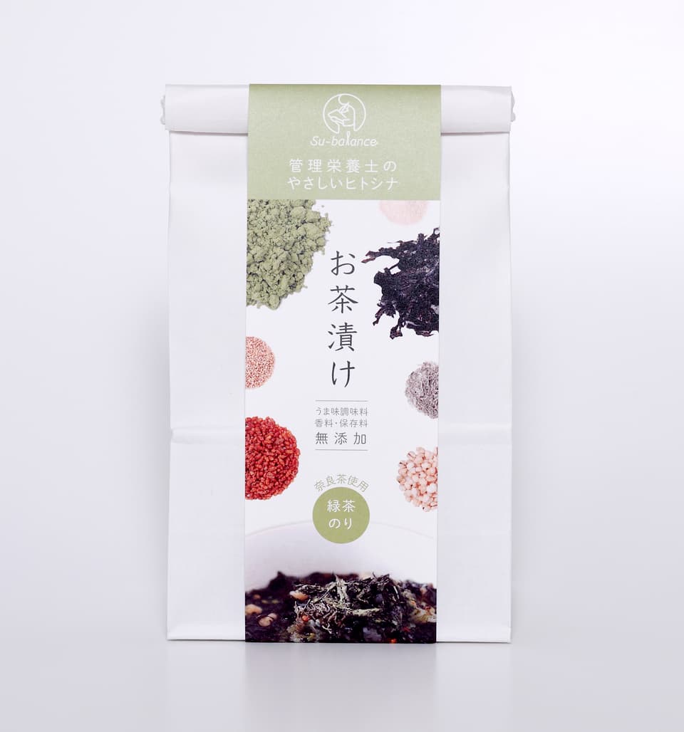 美味しい大和茶入り 無添加お茶漬け  緑茶＋のり 3食入り