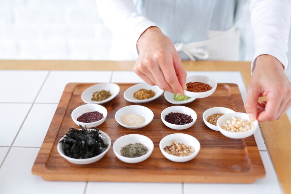 奈良の大和茶入り＜無添加お茶漬けの素＞四合わせ（しあわせ）ギフトセット