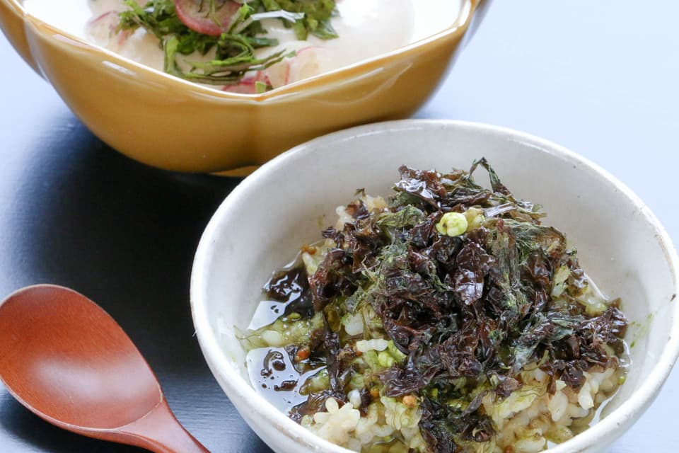 美味しい大和茶入り 無添加お茶漬け  緑茶＋のり 3食入り