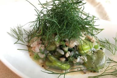 グリーン野菜のリゾット風