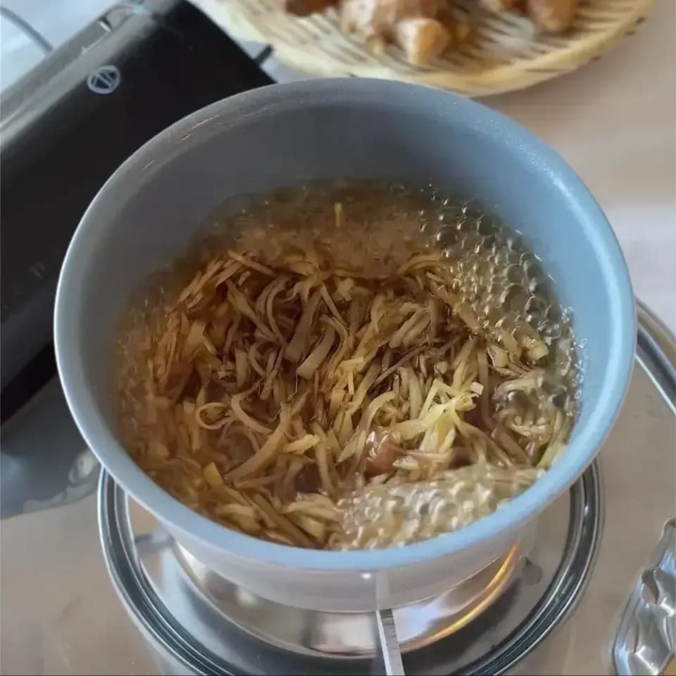 調理開始