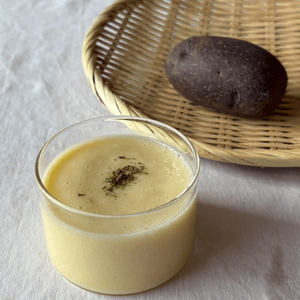 コンソメ不使用！豆乳で作るやさしいビシソワーズ