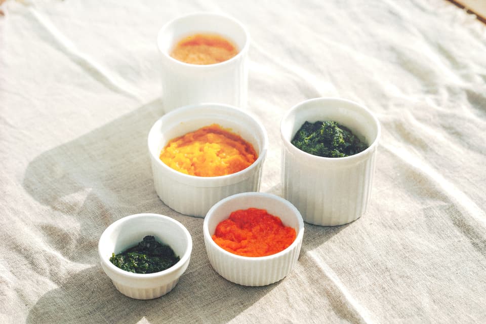 国産有機野菜をつかった離乳食 4種セット