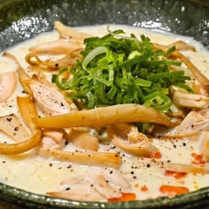 あたたかい豆乳素麺