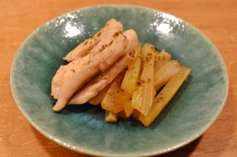 セロリとささみのさっと煮