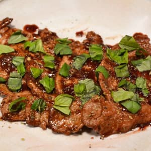 豚ロースのバルサミコソース