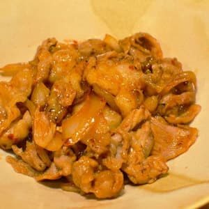 餅入り豚キムチ