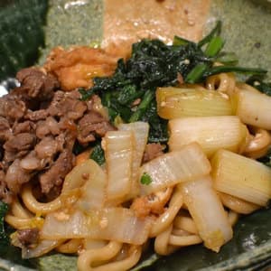 すき焼き風焼きうどん